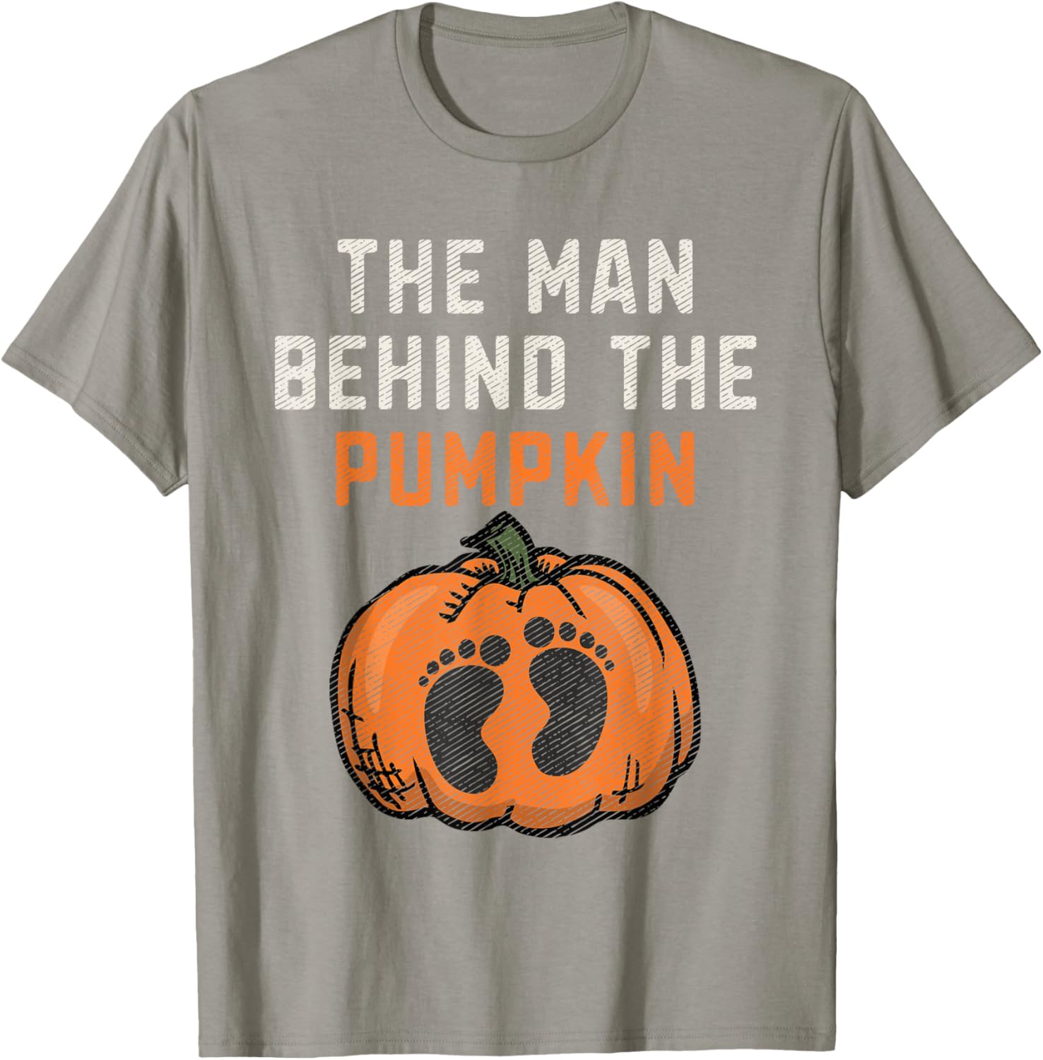 Funny Pumpkin Dad Halloween Pregnancy Reveal T-Shirt for Expecting Fathers - 7