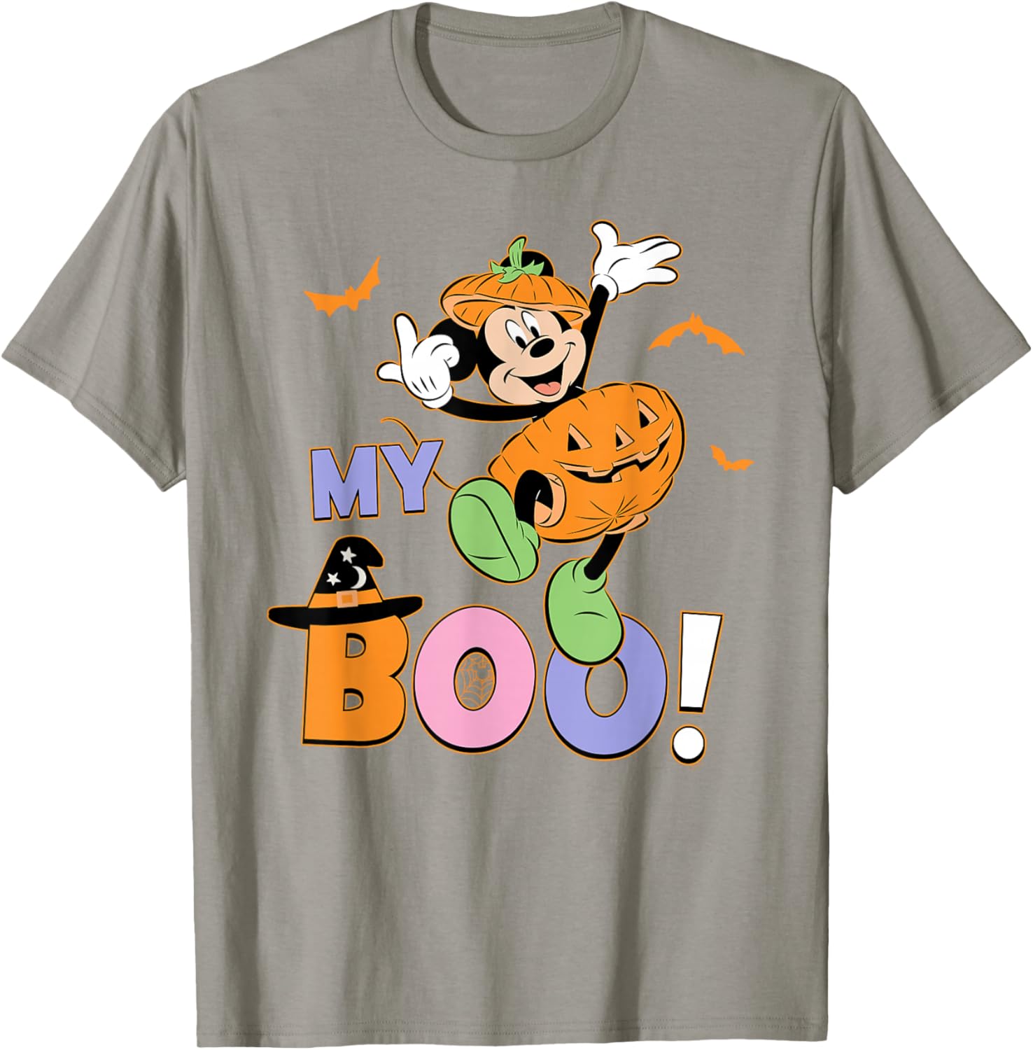 Disney Mickey Mouse My Boo Couples Halloween T-Shirt for Fun Halloween Style - 5