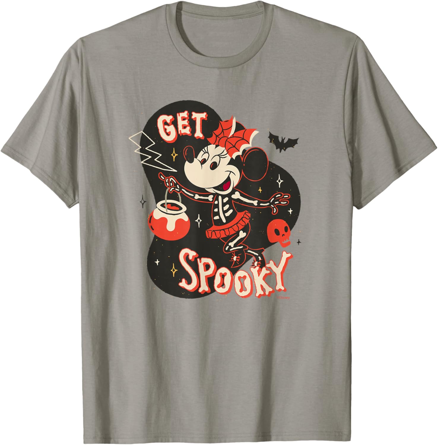 Disney Minnie Mouse Skeleton T-Shirt for Spooky Halloween Fun - 13