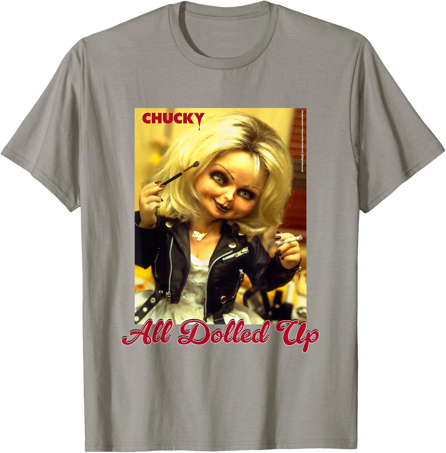 Chucky and Tiffany All Dolled Up T-Shirt for Horror Movie Fans - 10