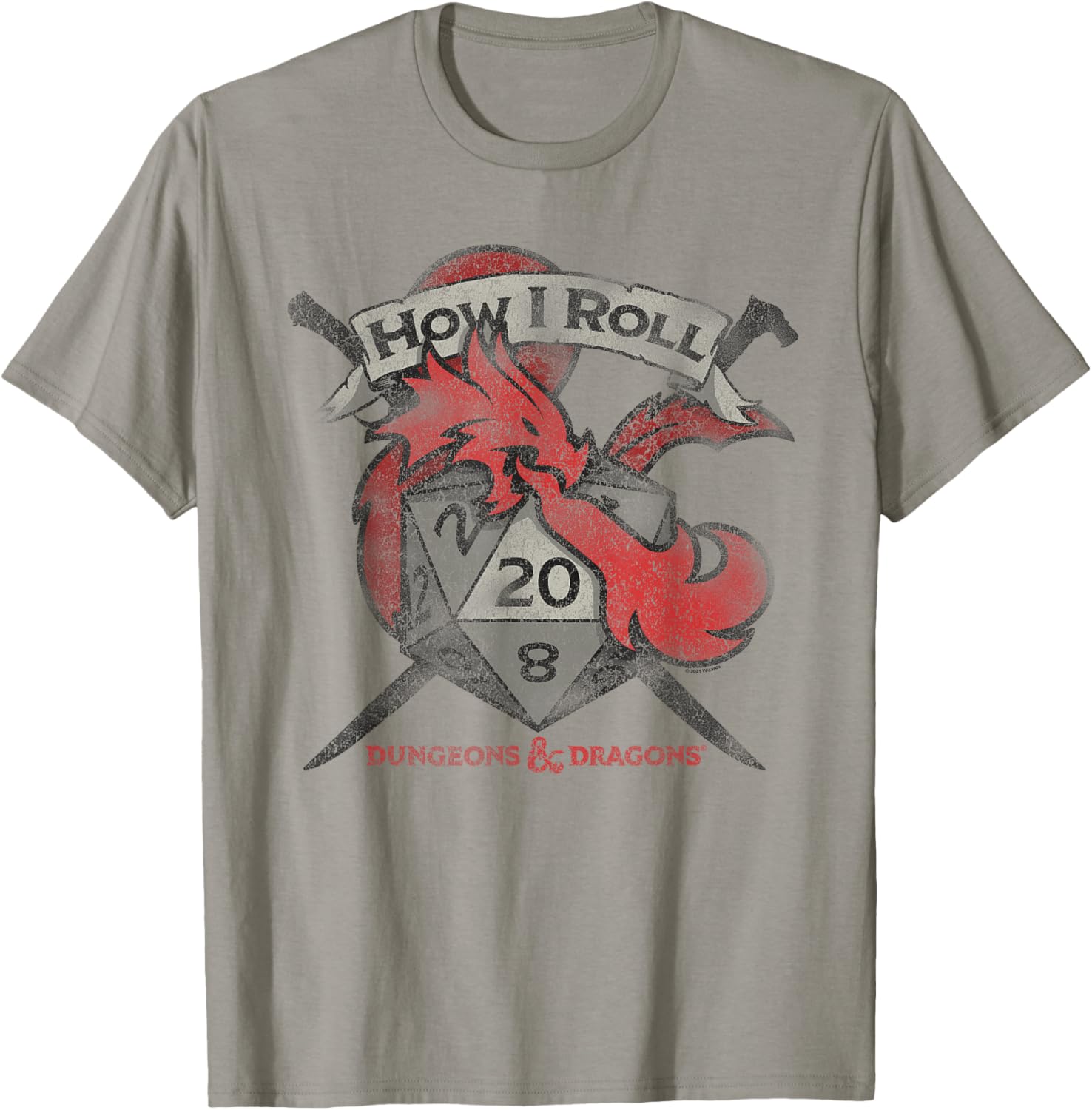 Dungeons and Dragons How I Roll T-Shirt for Gamers and Adventurers - 3