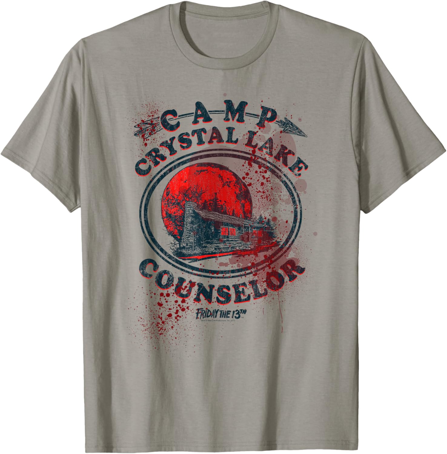 Friday the 13th Camp Counselor Victim T-Shirt for Horror Movie Fans - 6