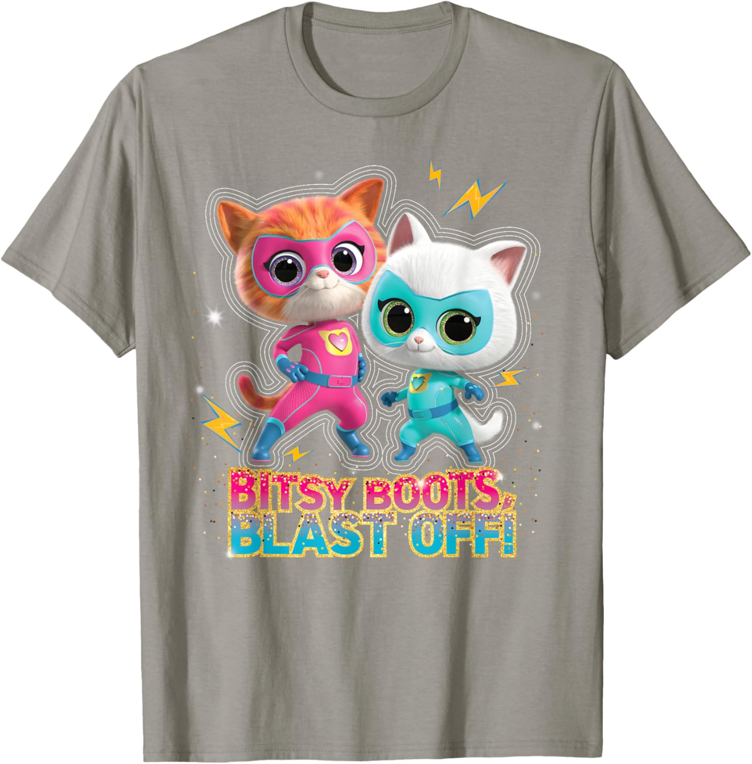 Disney Junior SuperKitties Ginny and Bitsy Blast Off T-Shirt for Kids - 12