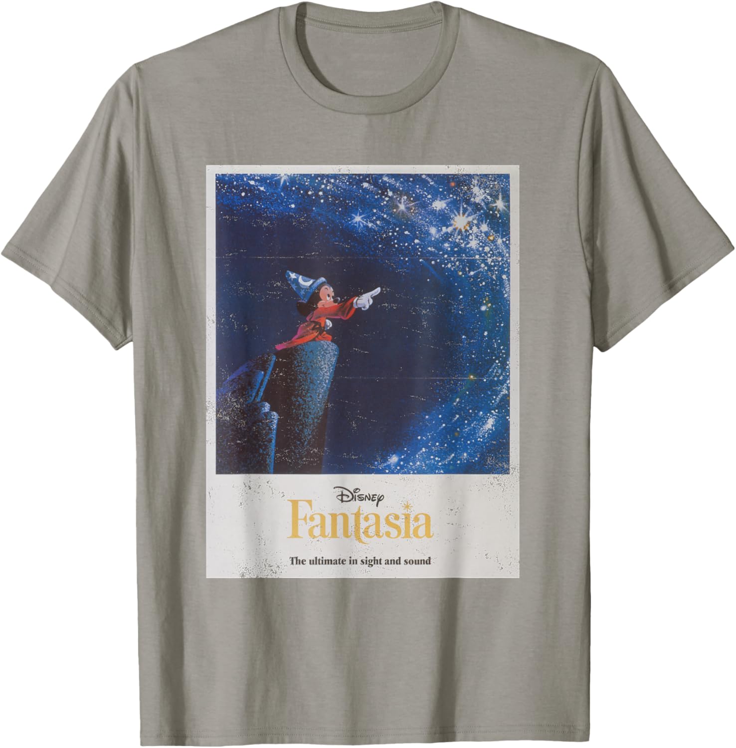 Disney Mickey Mouse Fantasia Retro Poster T-Shirt for Fans and Collectors - 20