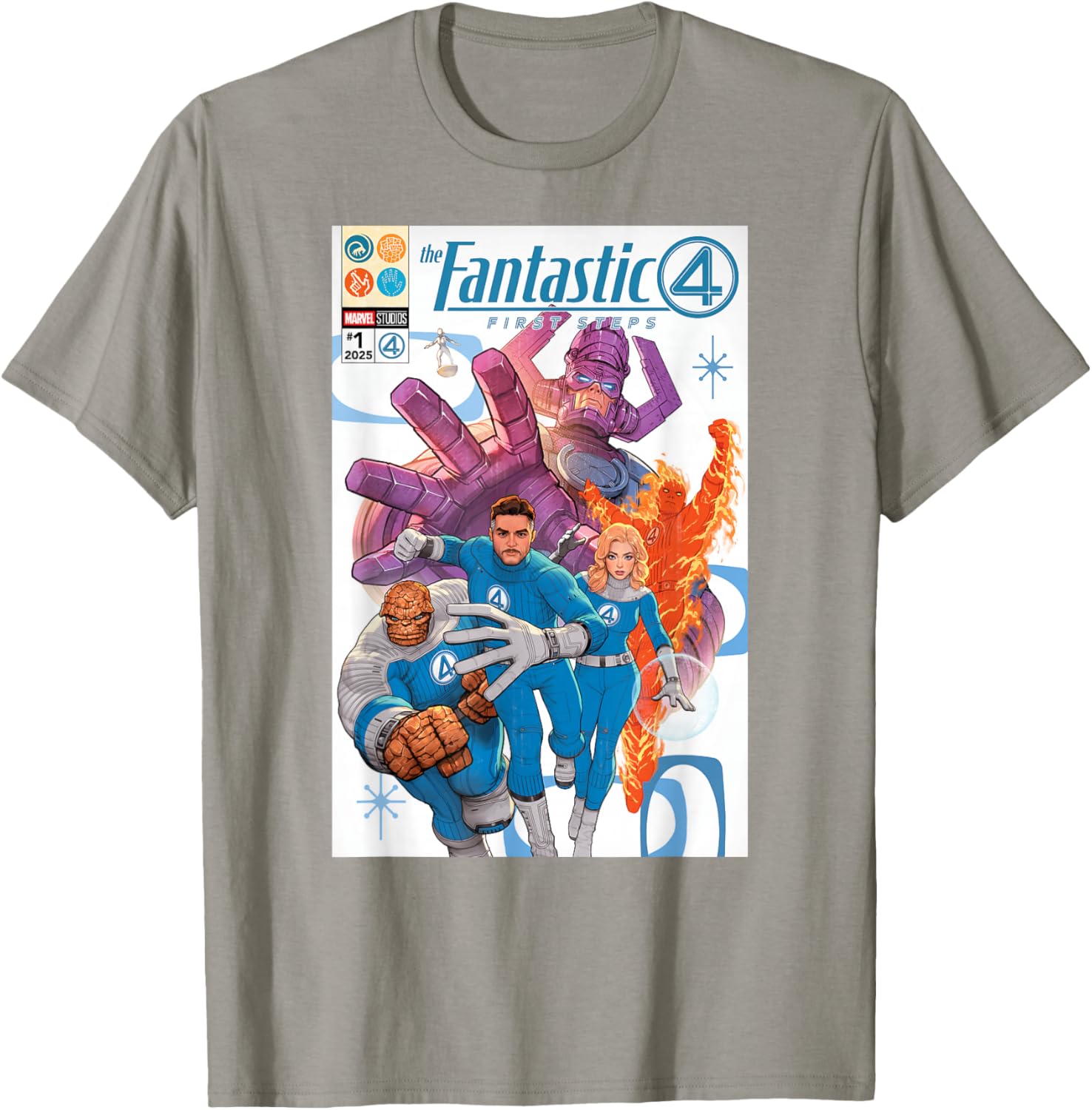 Marvel Fantastic Four Comic Book Cover Art T-Shirt for Fans and Collectors - 18