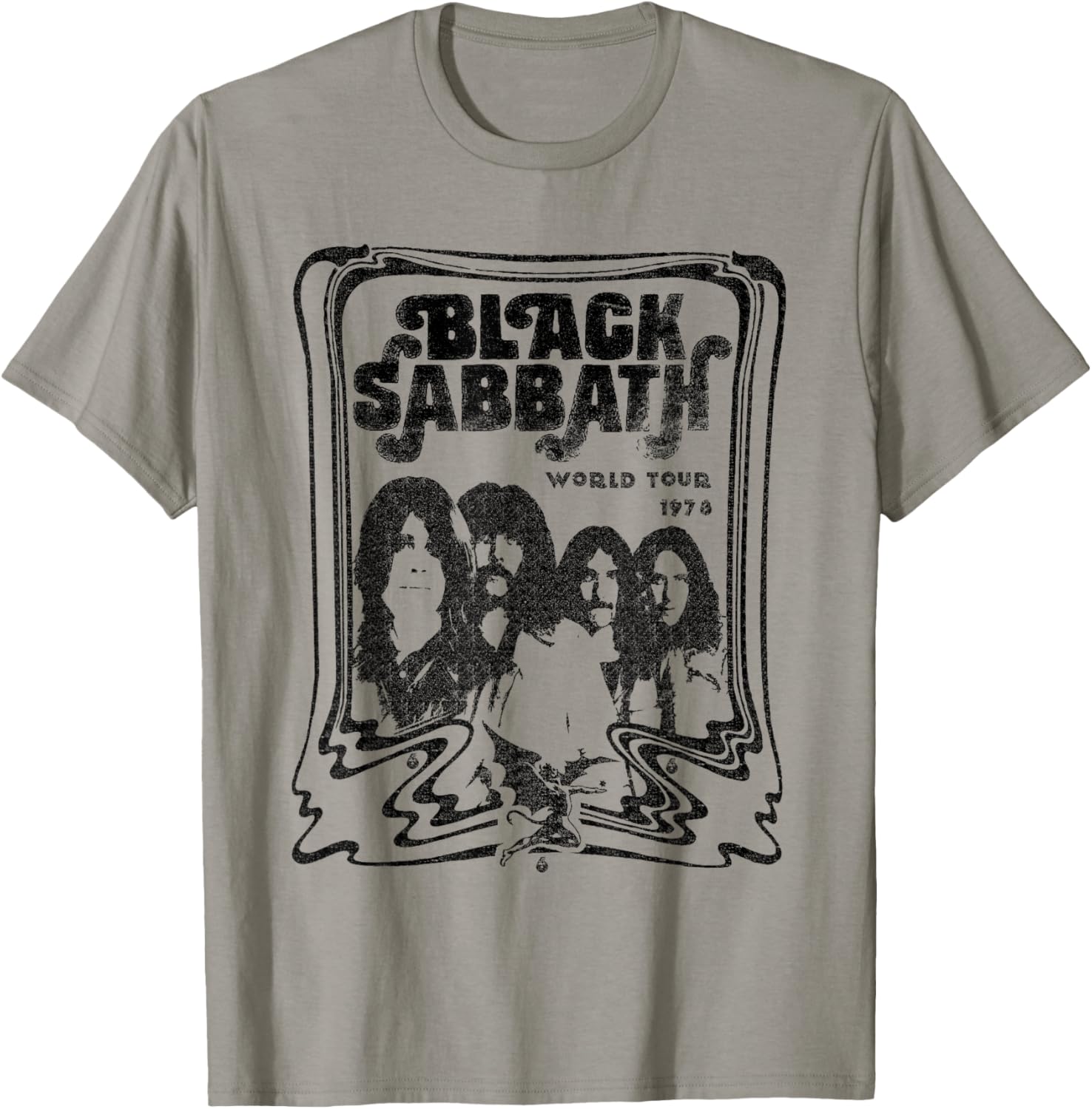 Black Sabbath Sketch Band T-Shirt for Rock Fans - Stylish Music Apparel - 2