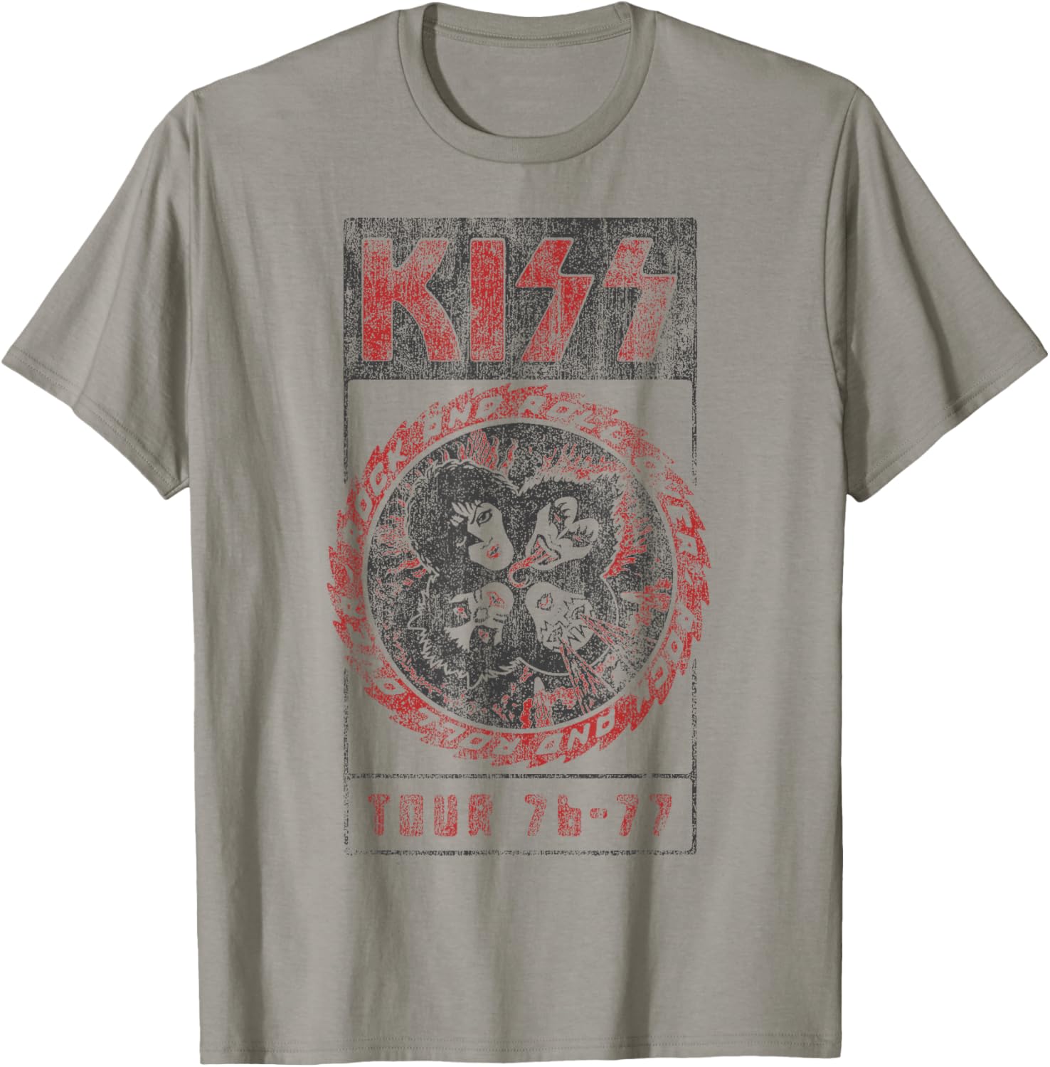 KISS Rock and Roll Over Vintage T-Shirt for Classic Rock Fans - 4