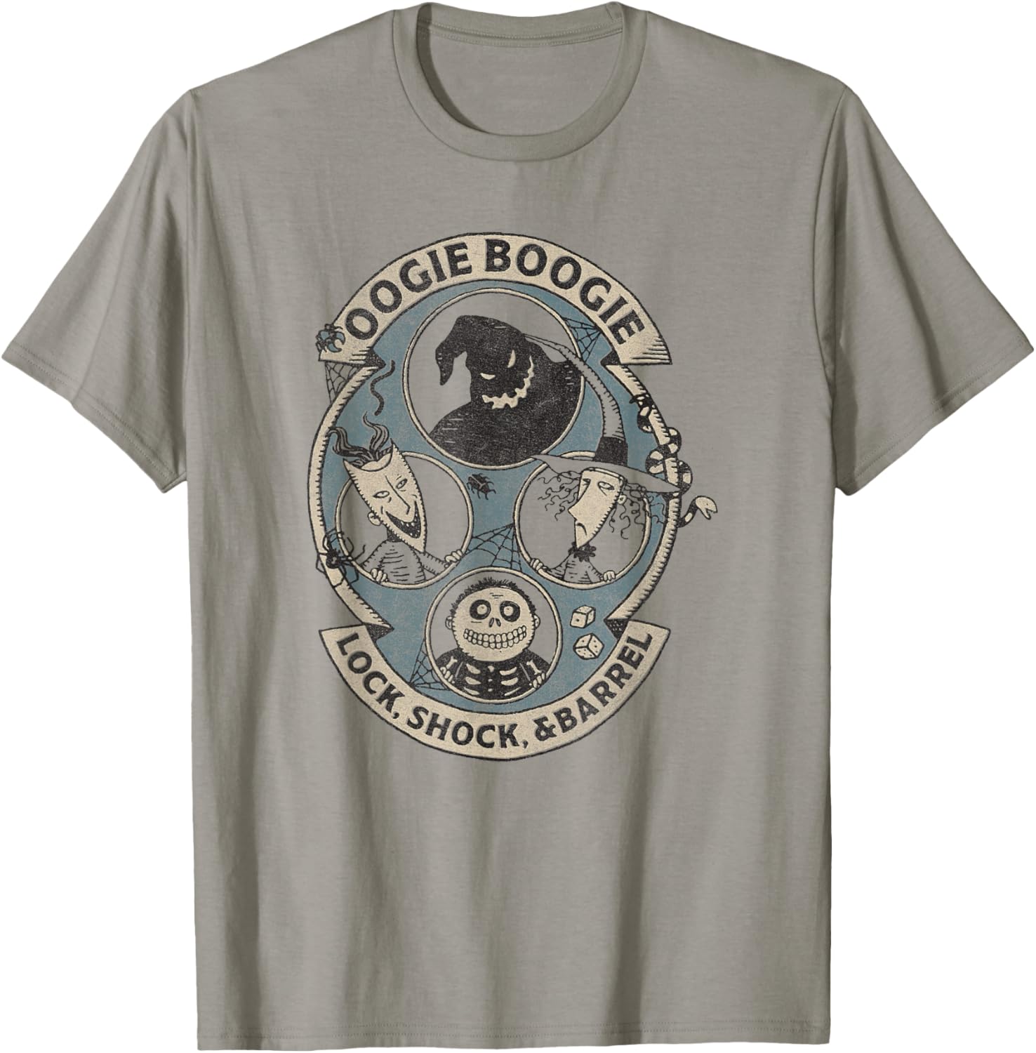 Disney Nightmare Before Christmas Villain Cast T-Shirt for Fans - 8