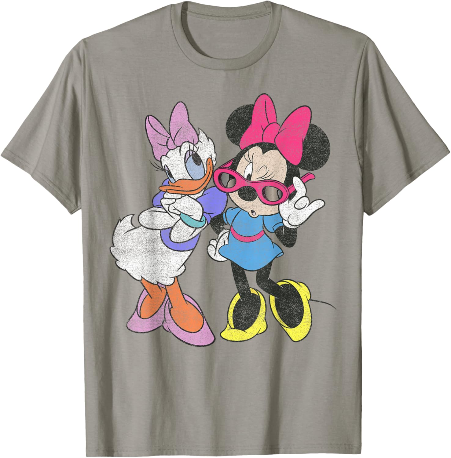 Disney Mickey and Friends Daisy and Minnie Short Sleeve T-Shirt for Kids - 11