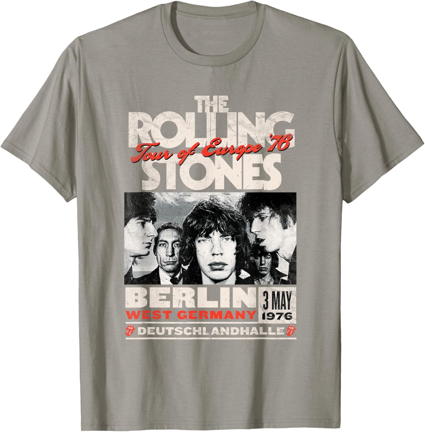 Rolling Stones Berlin 76 T-Shirt Stylish Music Tee for Concert Lovers - 1
