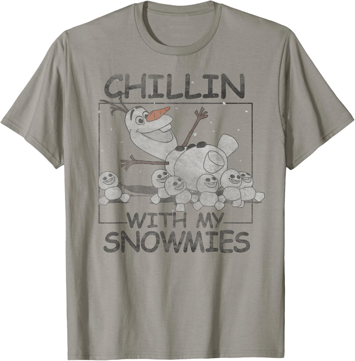 Disney Frozen Olaf Chillin With My Snowmies T-Shirt for Kids and Adults - 3