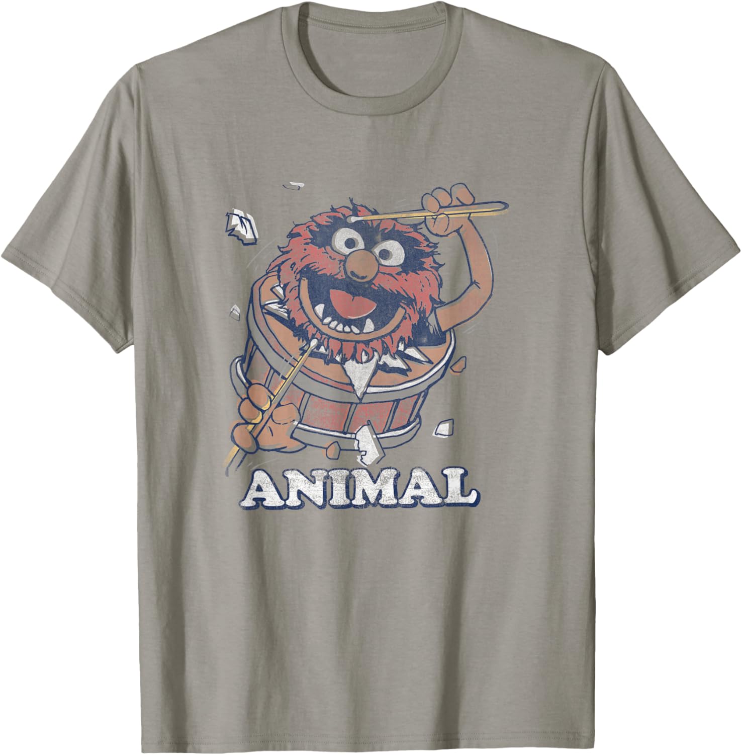 Vintage Disney Muppets Animal Drummer T-Shirt for Fans and Collectors - 1