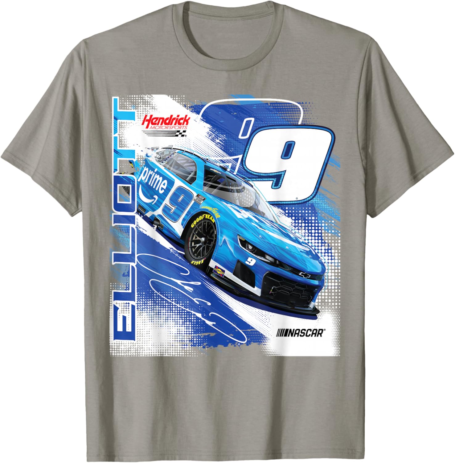 Chase Elliott #9 Prime Hendrick Motorsports T-Shirt for NASCAR Fans - 5