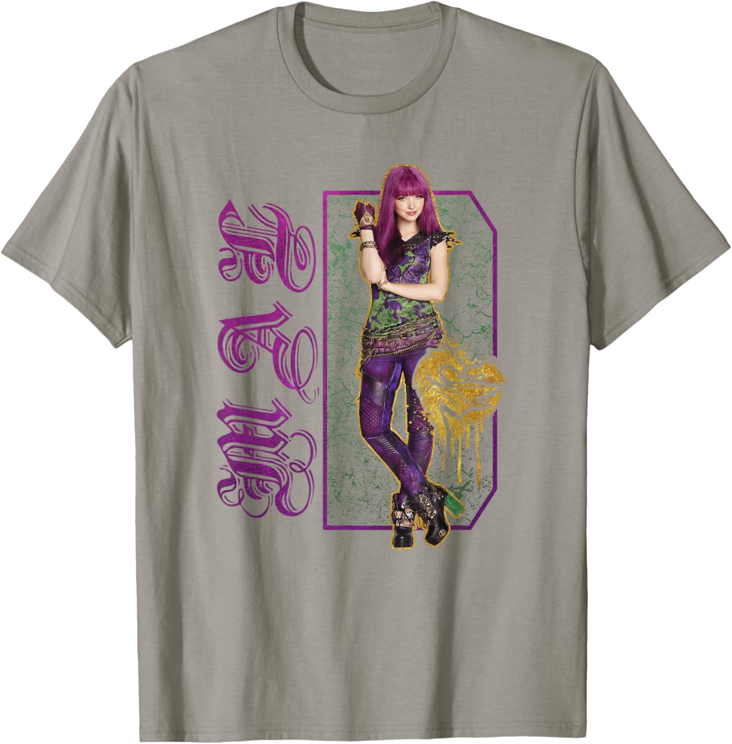 Disney Descendants 2 Mal Paint Drip T-Shirt for Kids and Teens - 2
