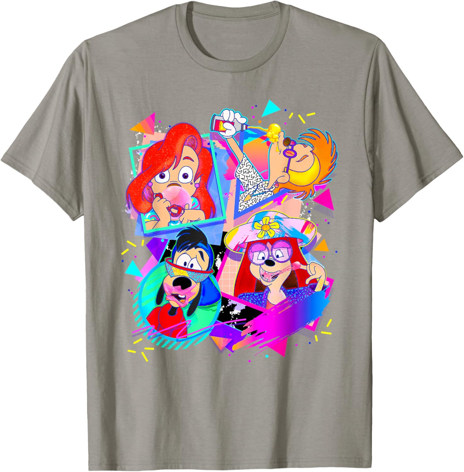 Disney A Goofy Movie Bubble Gum Retro T-Shirt for 90s Fans - 13