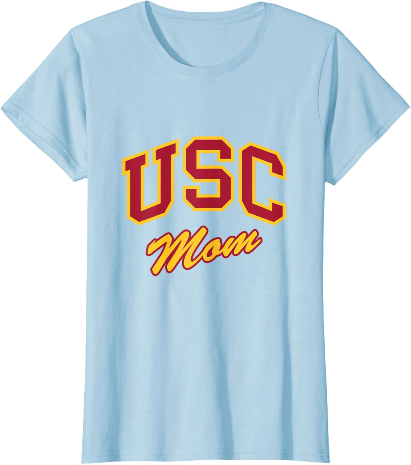 USC Mom Retro Script T-Shirt Perfect for Sports and Outdoor Activities - 19