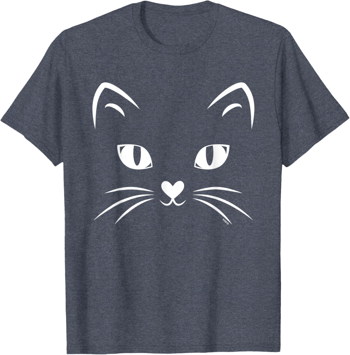 Black Cat Face Halloween Costume T-Shirt for Cat Lovers and Parties - 20