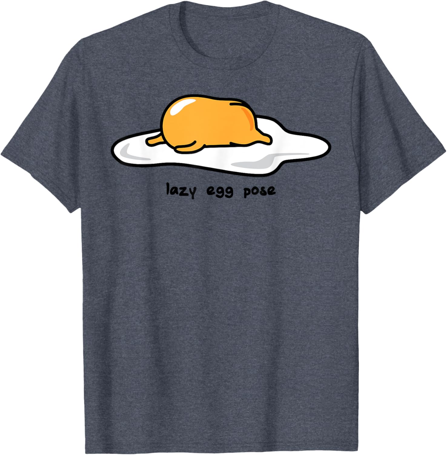 Gudetama Lazy Egg Yoga Pose T-Shirt for Fun and Comfort Lovers - 9
