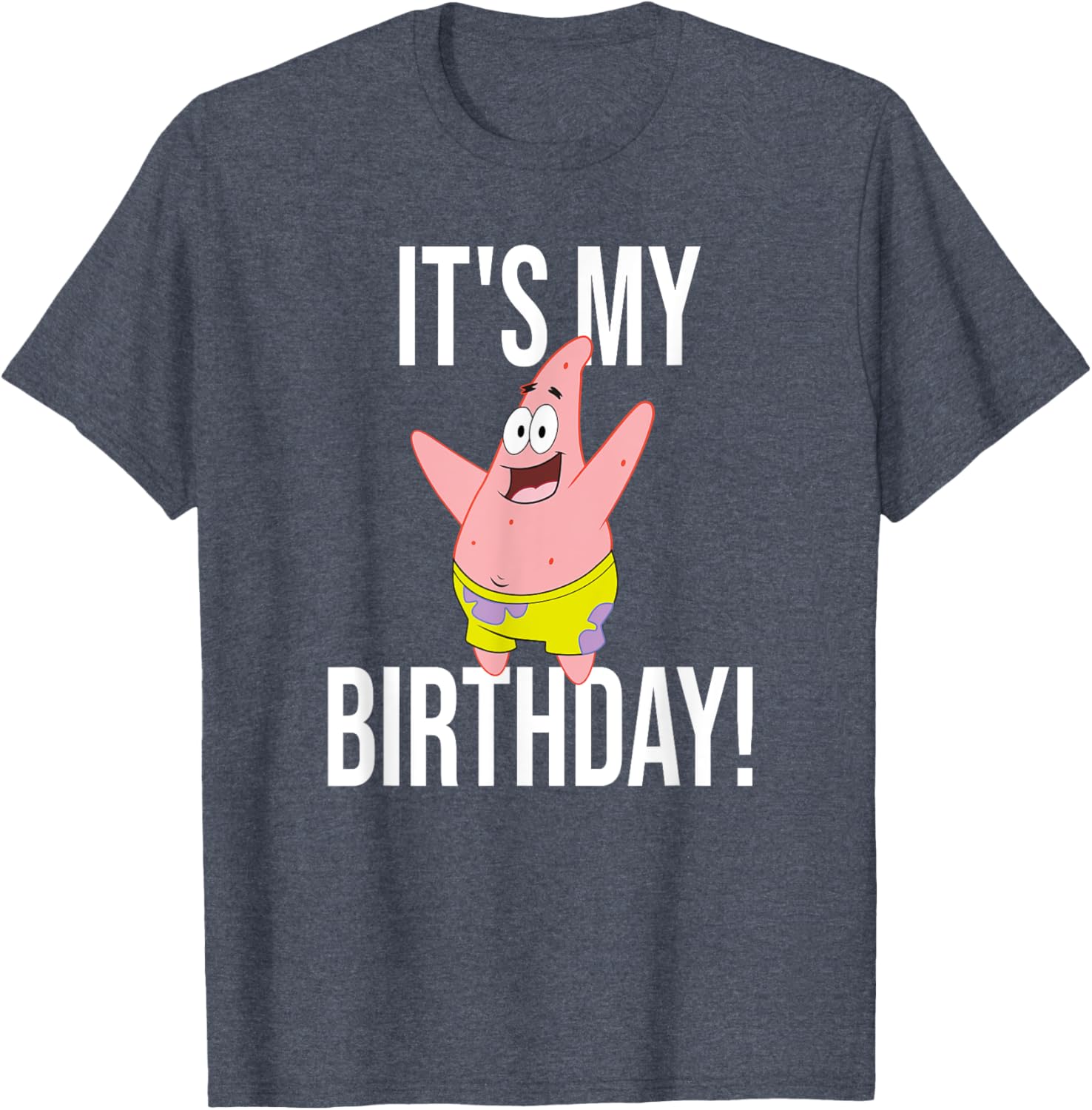 Mademark Birthday T-Shirt Featuring Patrick Star from SpongeBob SquarePants - 9