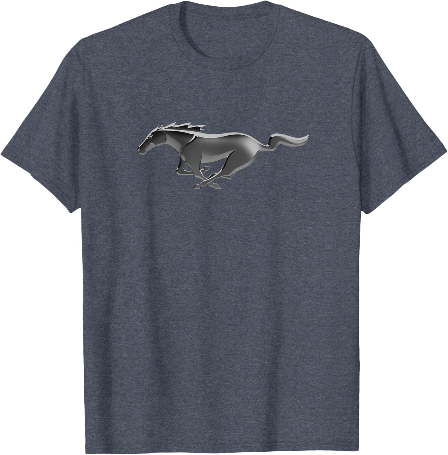 Ford Mustang Modern Pony Logo T-Shirt Classic Automotive Apparel - 8