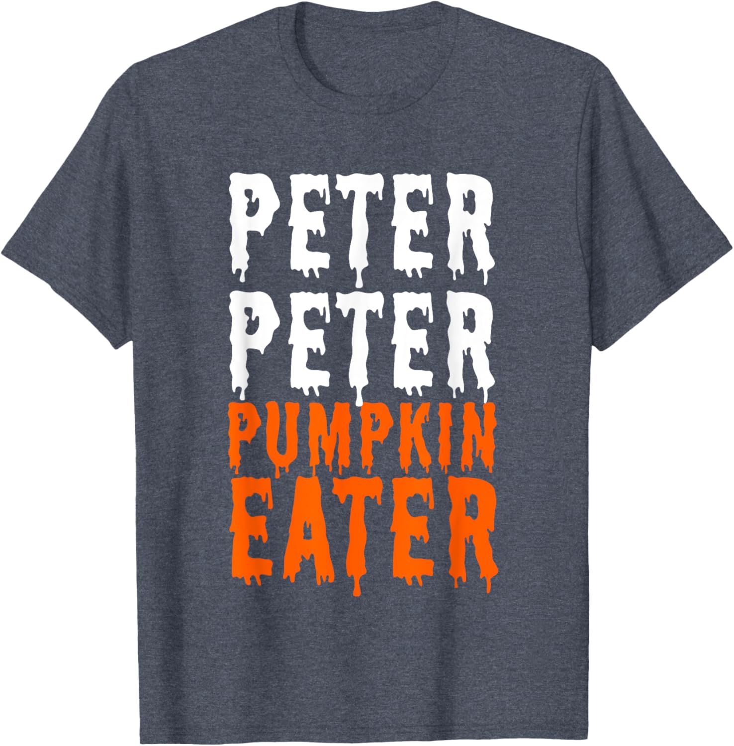Peter Pumpkin Eater Halloween Costume T-Shirt for Couples and Men - 3