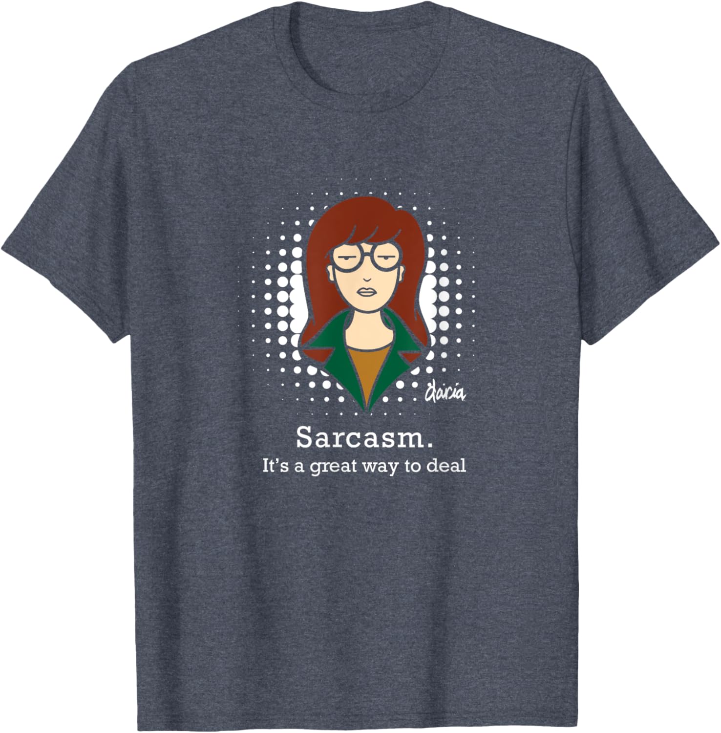Mademark x Daria Sarcasm T-Shirt Perfect for Humor Lovers and Casual Wear - 13