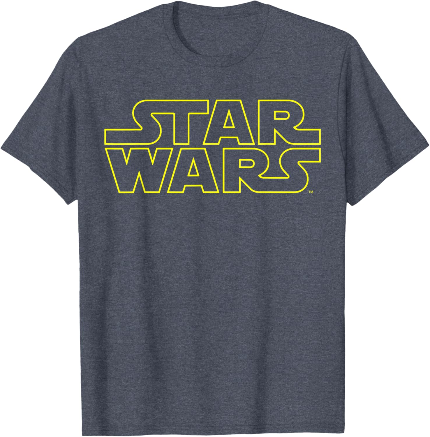 Star Wars Simple Title Logo T-Shirt for Fans | Disney+ Apparel - 10
