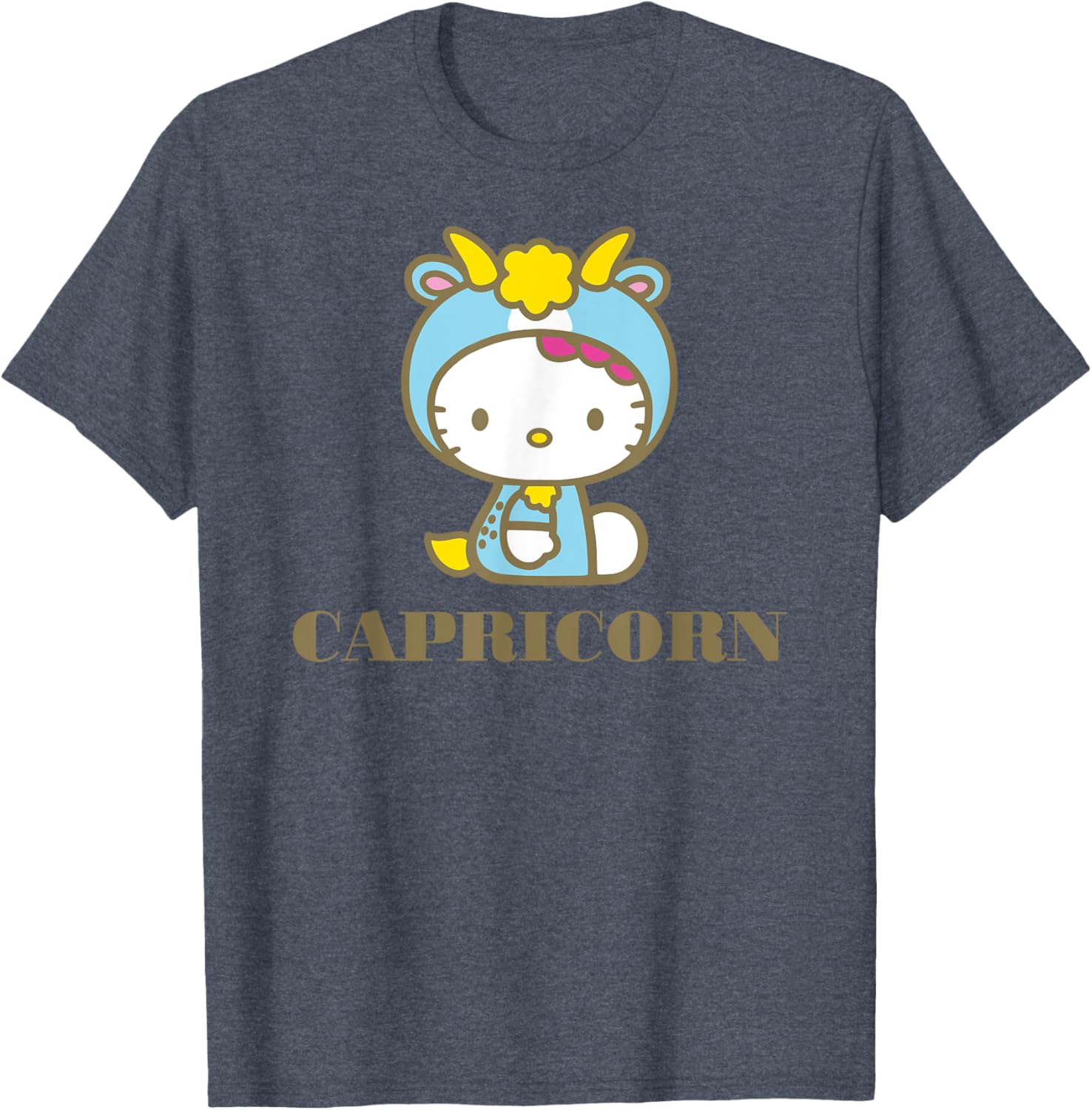 Hello Kitty Capricorn T-Shirt Cute Zodiac Sign Apparel for Fans - 1