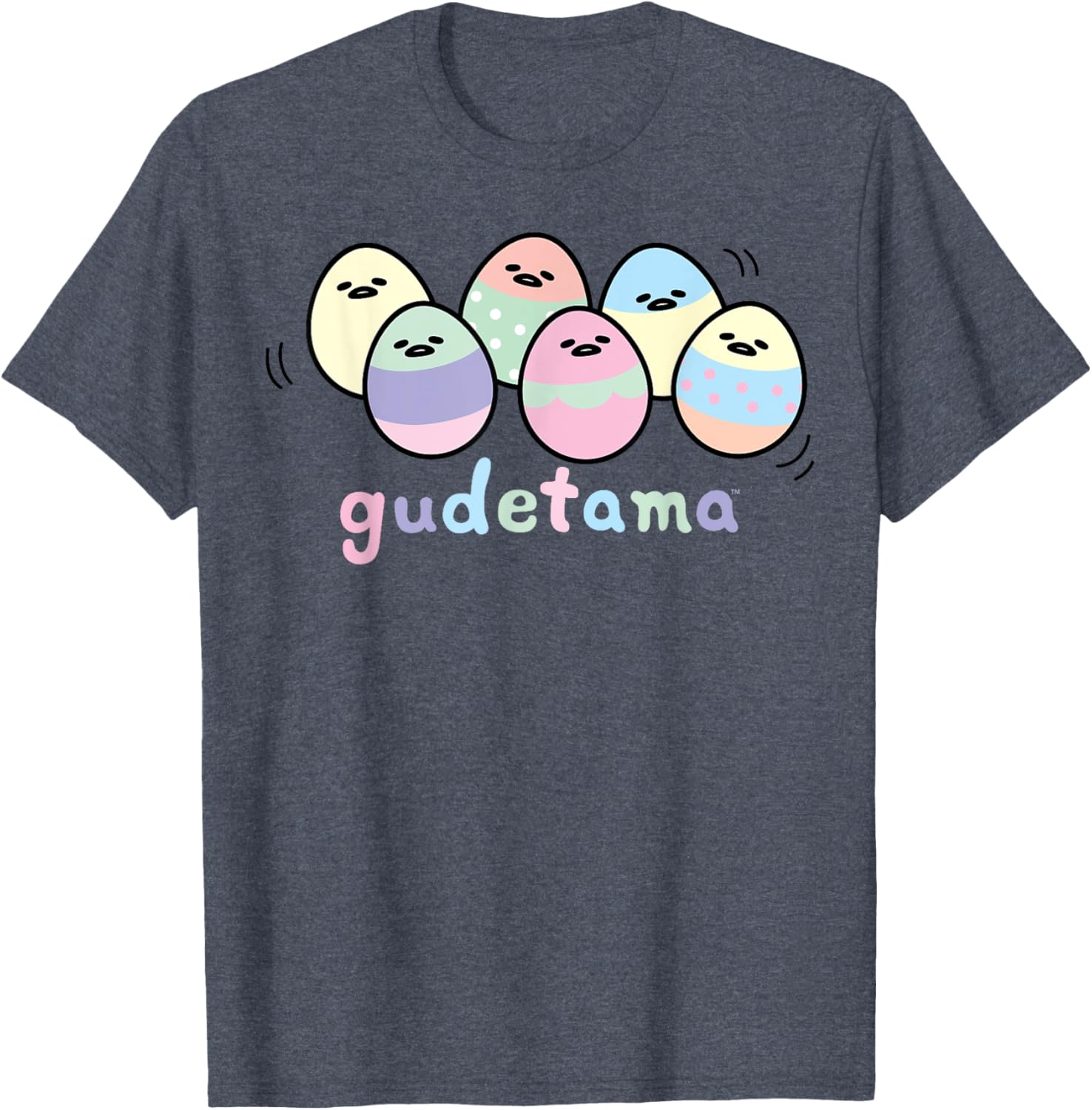 Gudetama Easter Egg T-Shirt Cute Graphic Tee for Eggcellent Fun - 17