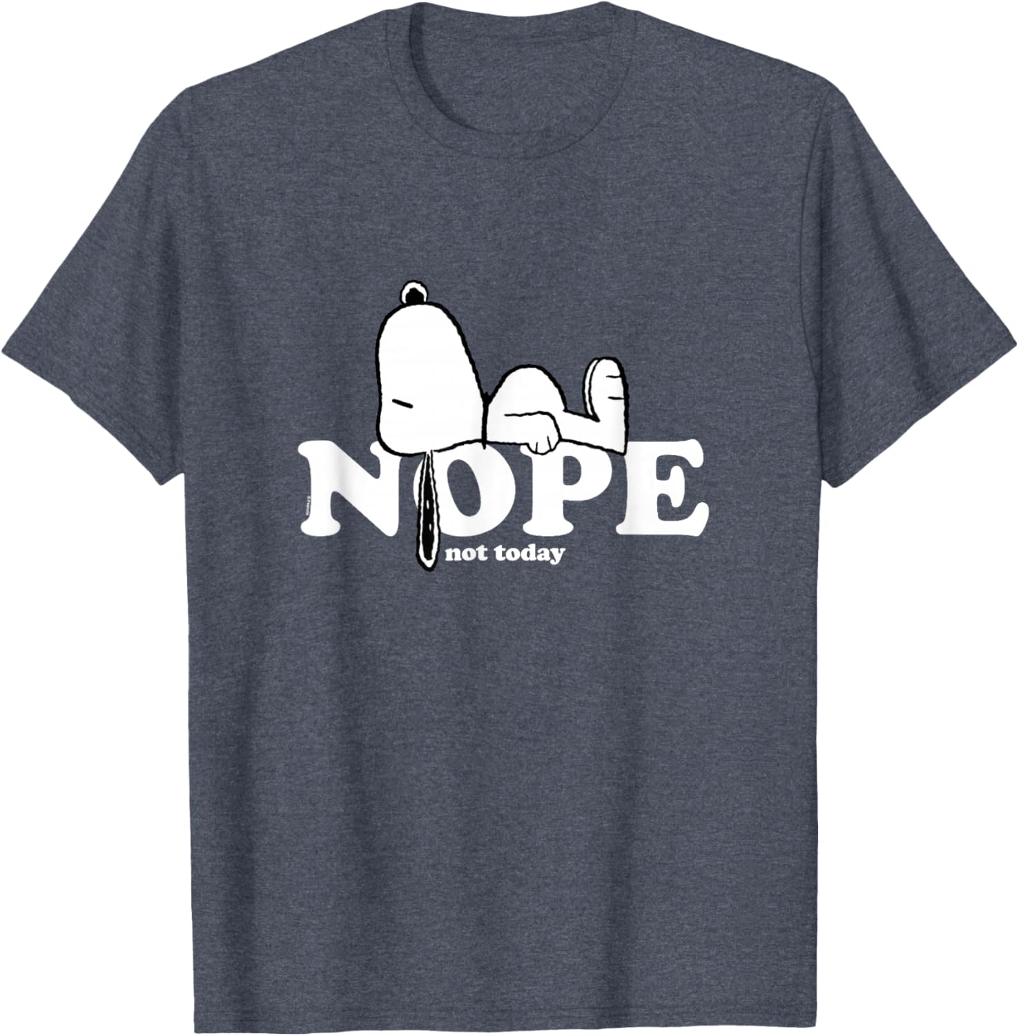 Snoopy Nope T-Shirt Fun Graphic Tee for Casual Wear and Gifts - 2