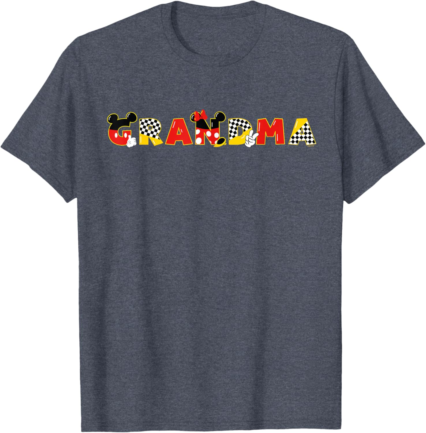 Disney Mickey and Minnie Grandma Gift Family Vacation T-Shirt for Trips - 7
