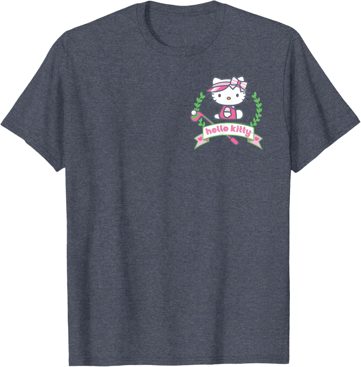 Hello Kitty Golf T-Shirt for Fun Golfers - Cute Cartoon Apparel - 12