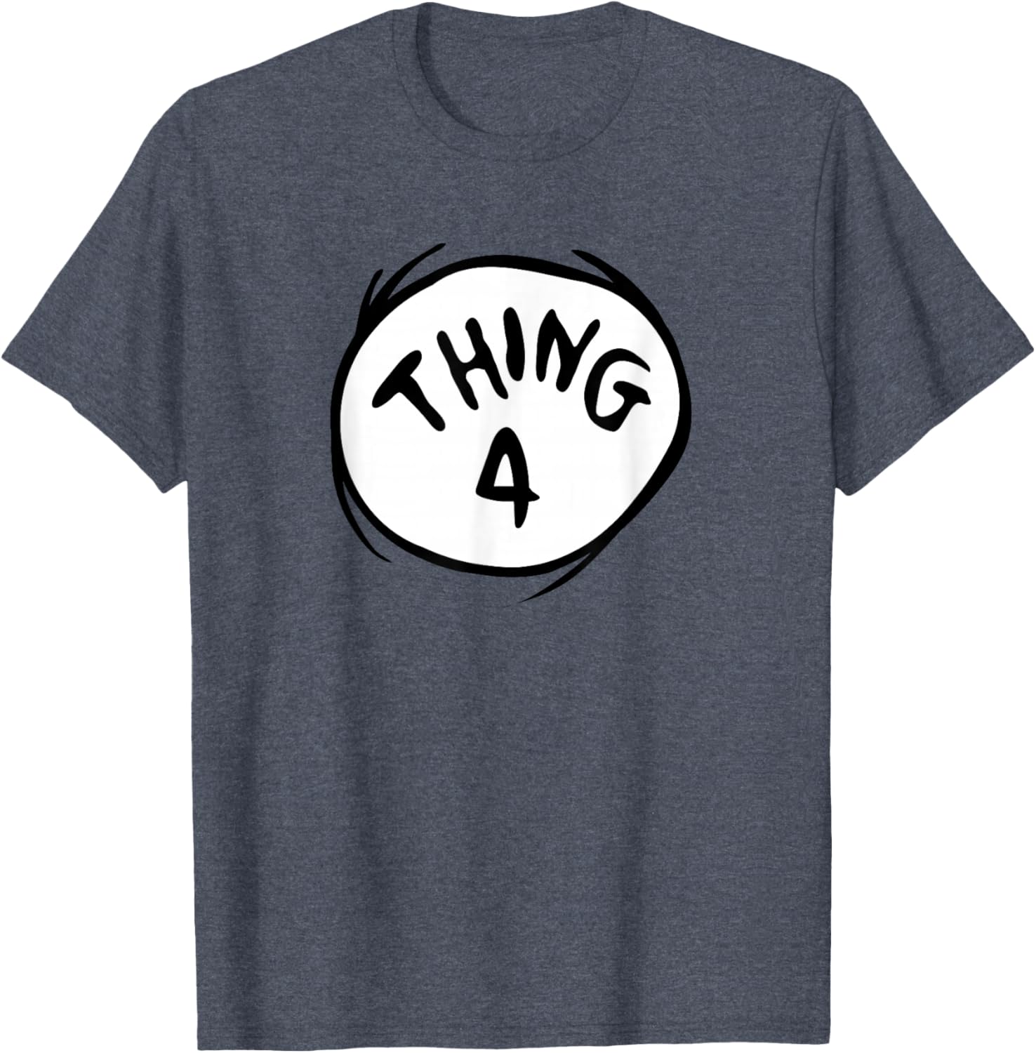 Dr. Seuss Thing 4 Emblem T-Shirt Fun and Colorful Kids Apparel - 2