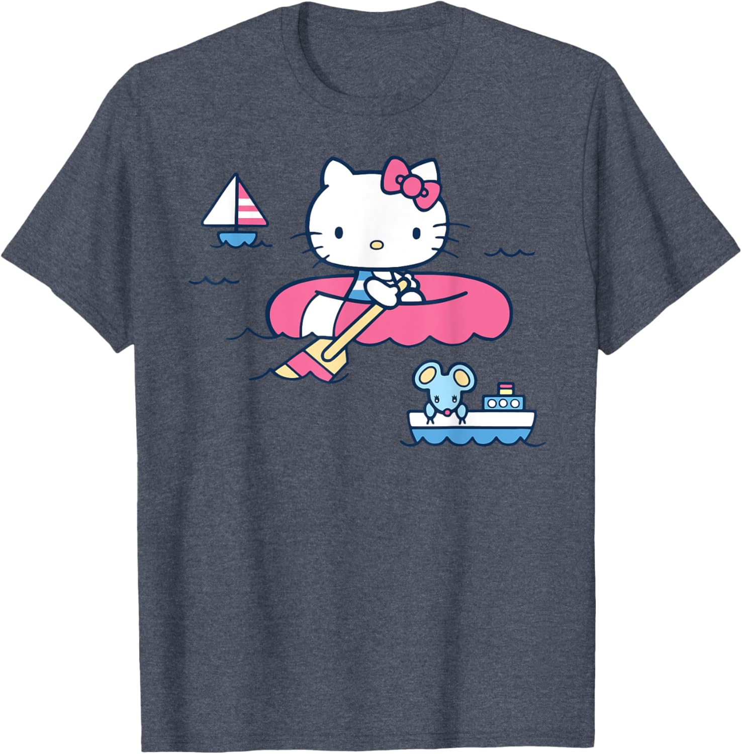 Hello Kitty Summer Boat T-Shirt for All Ages - Fun & Stylish Apparel - 9