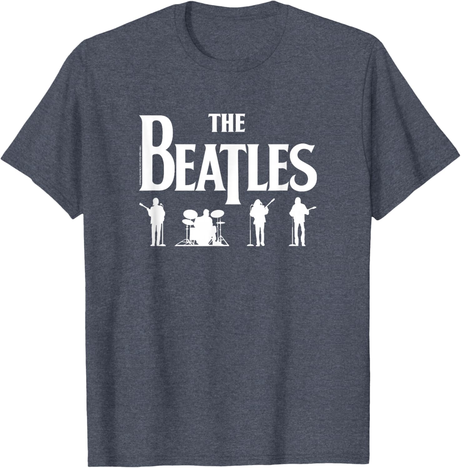 The Beatles Let It Be Light Silhouettes T-Shirt for Music Lovers - 4