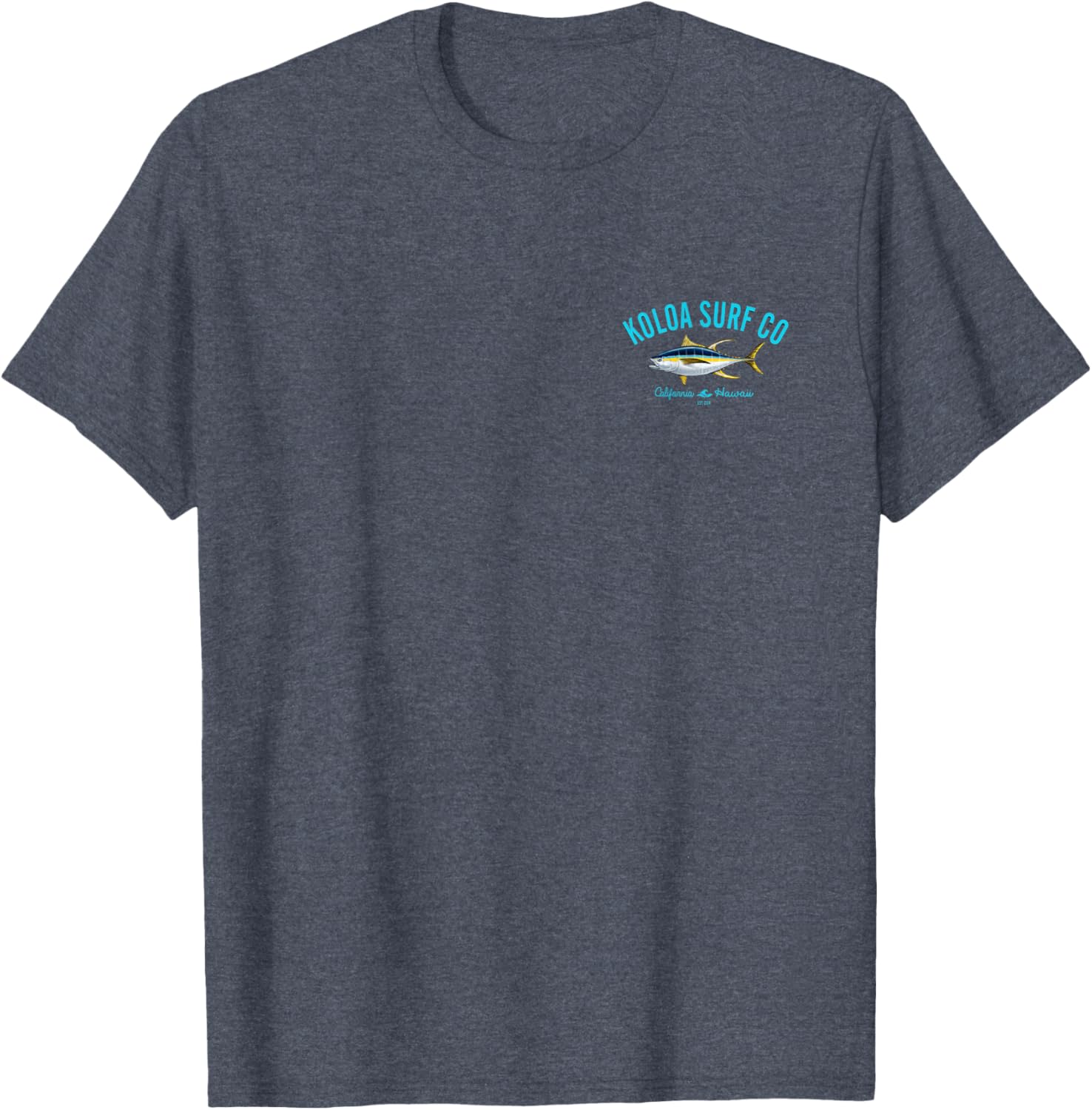 Koloa Surf Yellow Fin Tuna Graphic T-Shirt for Beach Lovers - 15