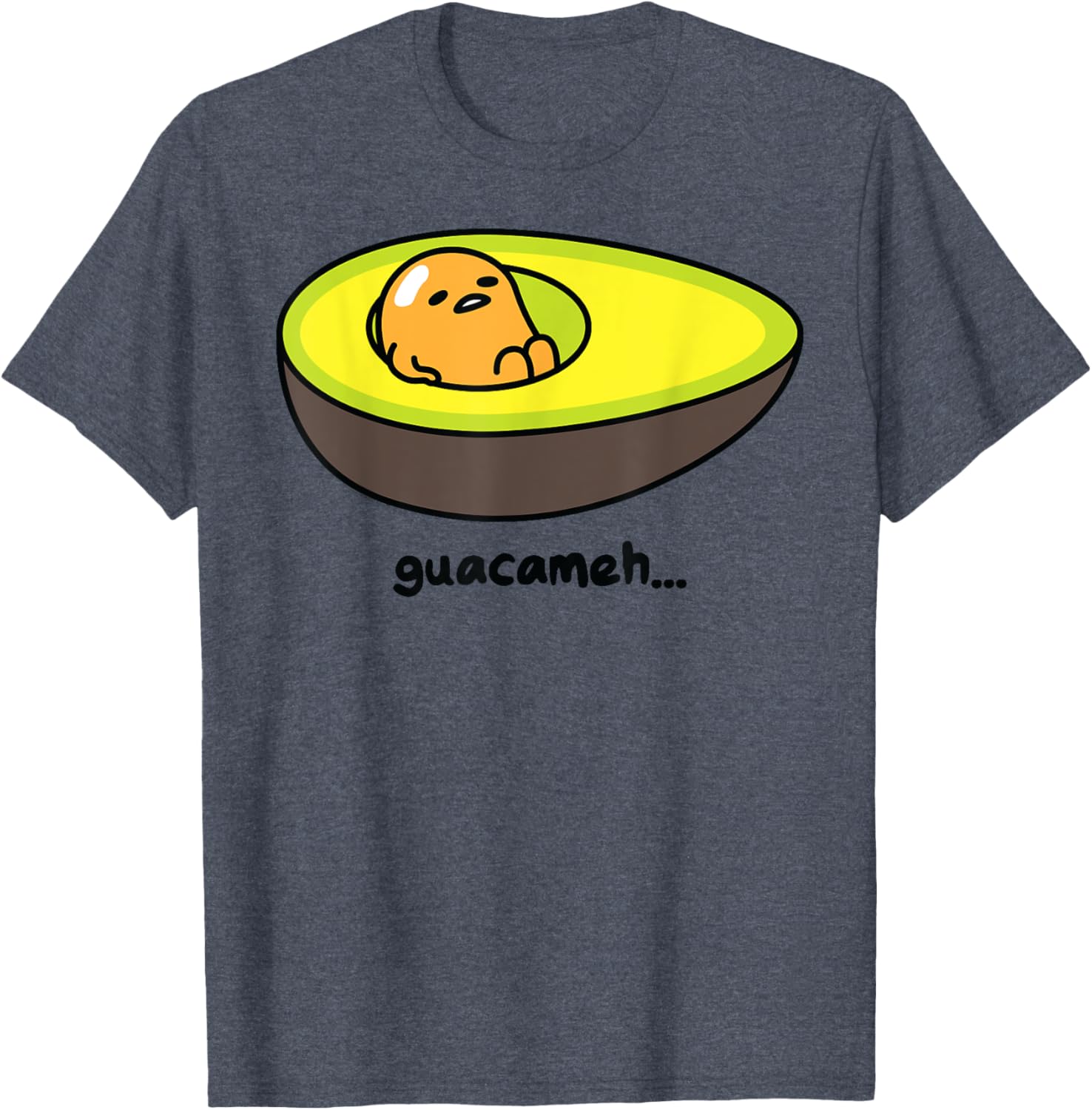 Gudetama Guacamole T-Shirt Cute Avocado Graphic Tee for Food Lovers - 6