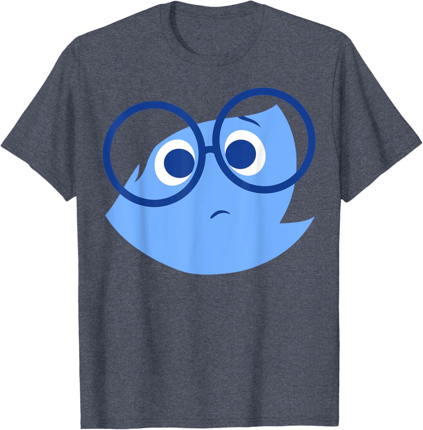 Disney Pixar Inside Out Sad Face Halloween T-Shirt for Fun Costumes - 2