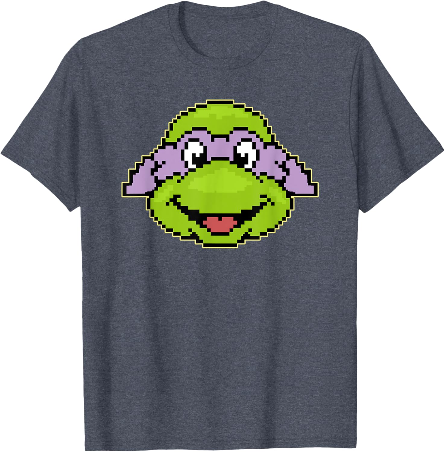 Mademark Teenage Mutant Ninja Turtles Donatello Pixel Style T-Shirt - 3