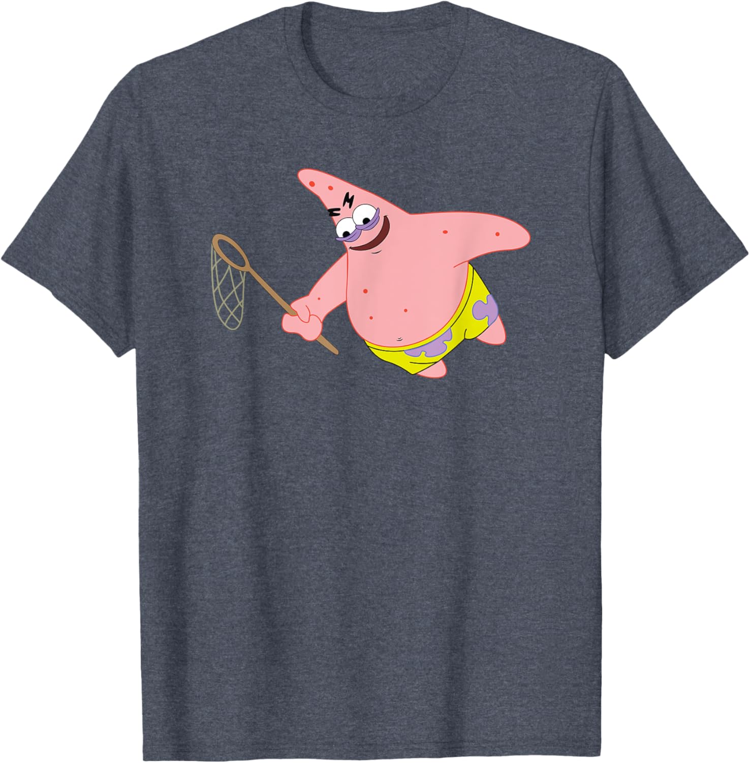 Mademark SpongeBob Patrick Wicked Grin T-Shirt for Fun Fashion Lovers - 2