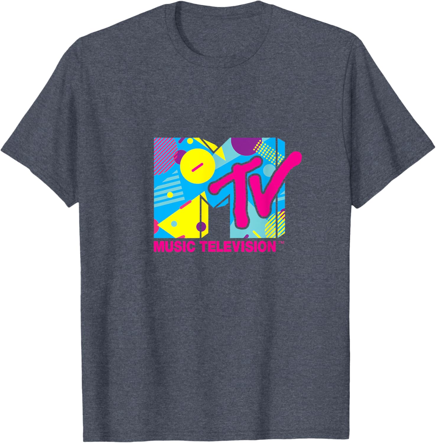Mademark x MTV 1980s Spring Break Retro Logo T-Shirt Casual Wear - 5