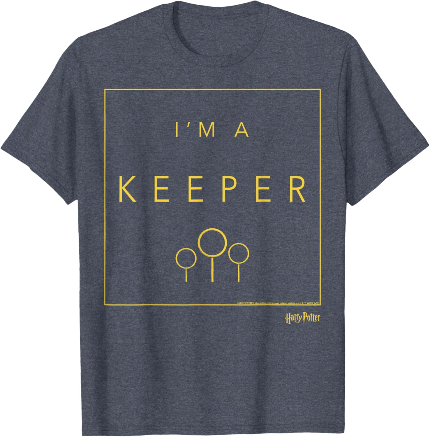 Harry Potter Quidditch I'm A Keeper T-Shirt for Fans and Players - 8