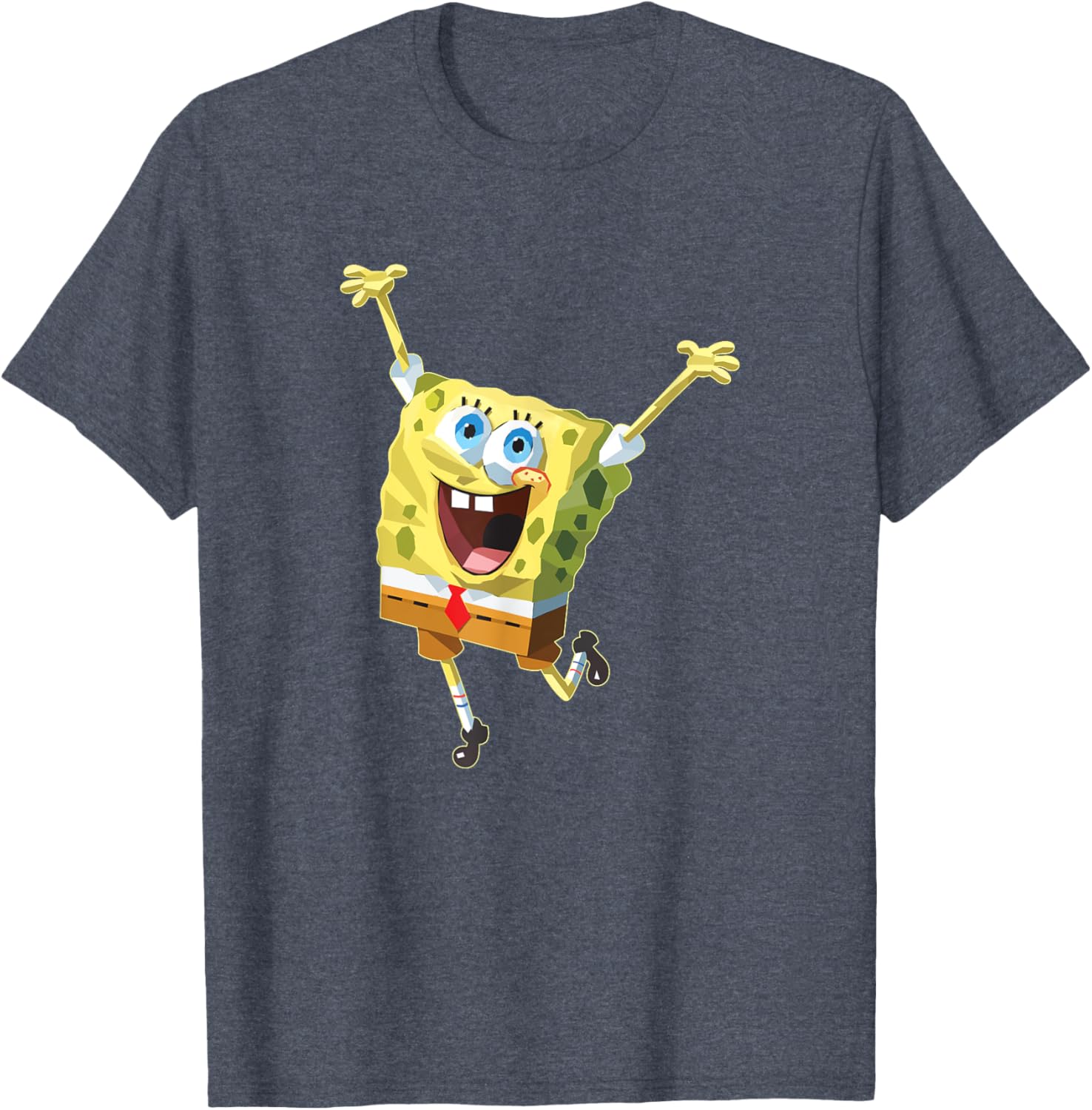 Mademark SpongeBob SquarePants Happy as a Clam Polygon T-Shirt - 4