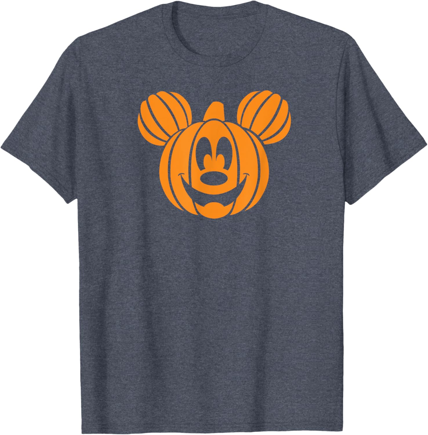 Disney Mickey Mouse Halloween Pumpkin Head T-Shirt for Festive Fun - 1