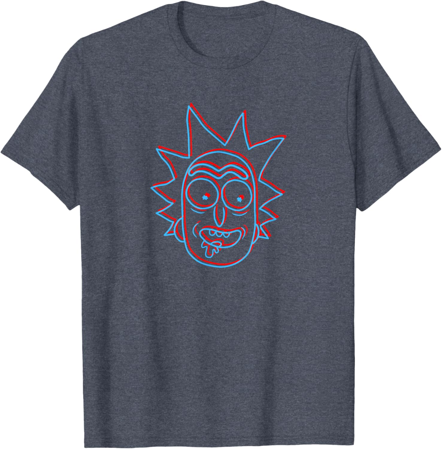 Rick and Morty 3D Rick Sanchez T-Shirt for Fans of the Show - 1