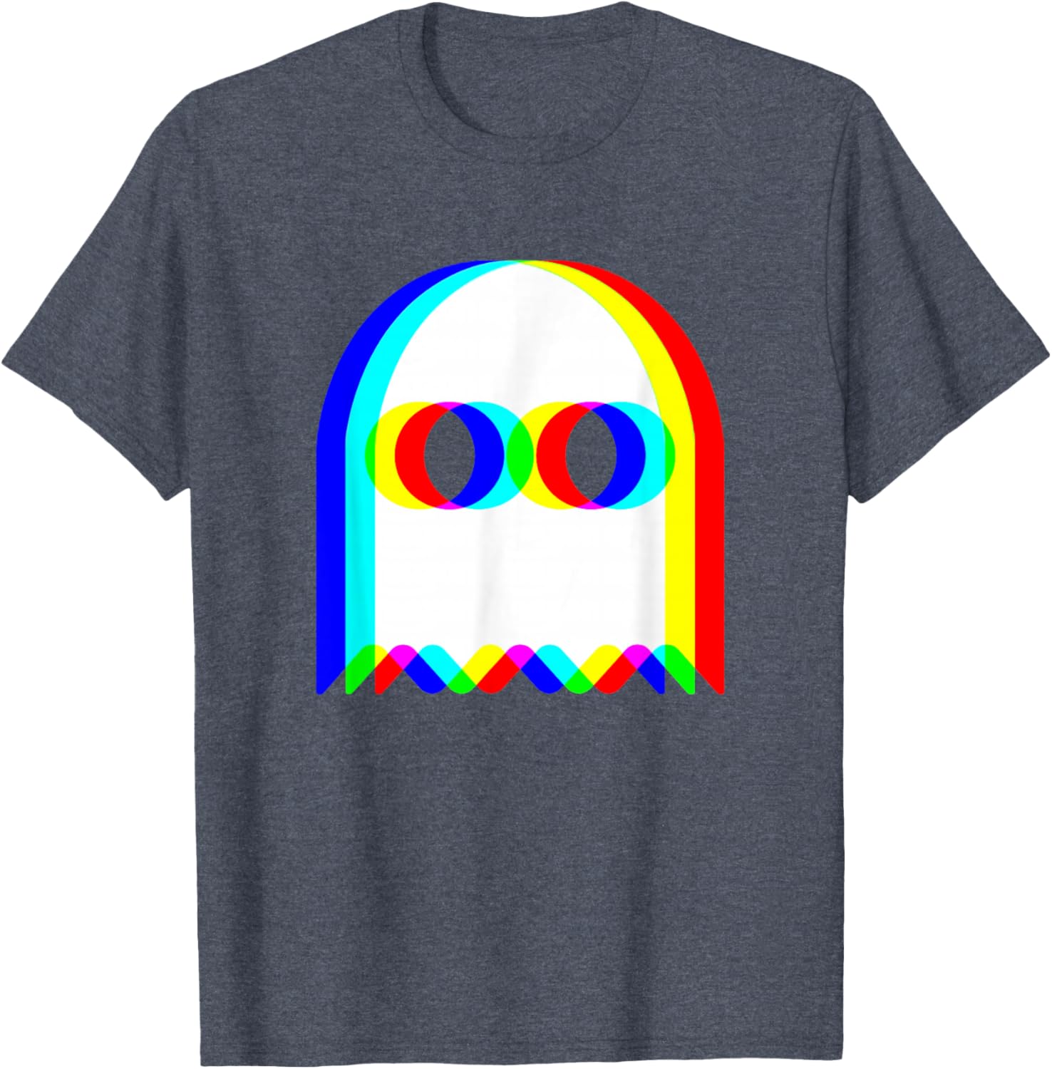 Funny Trippy Ghost Halloween T-Shirt for EDM Rave Party Fun - 25