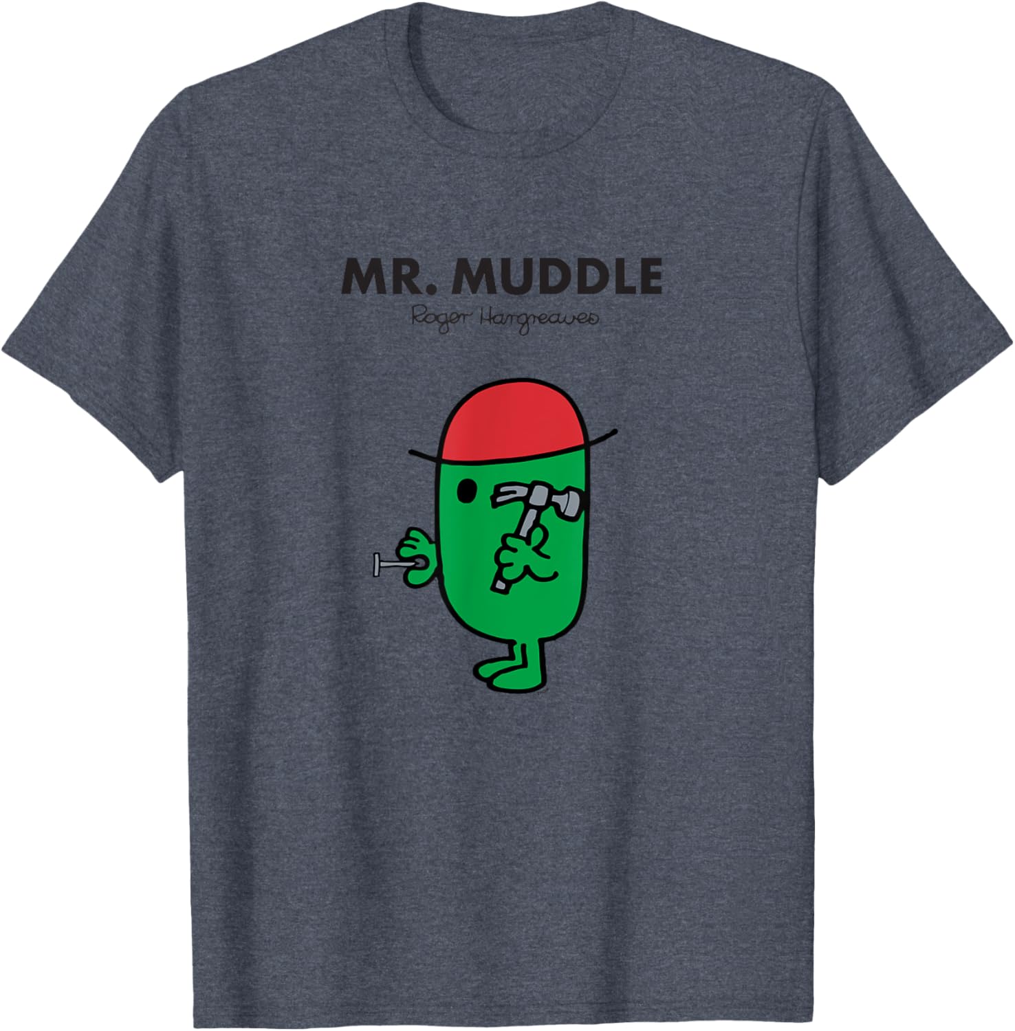 Mr. Men Mr. Muddle T-Shirt for Kids and Adults - Fun, Colorful Design - 7