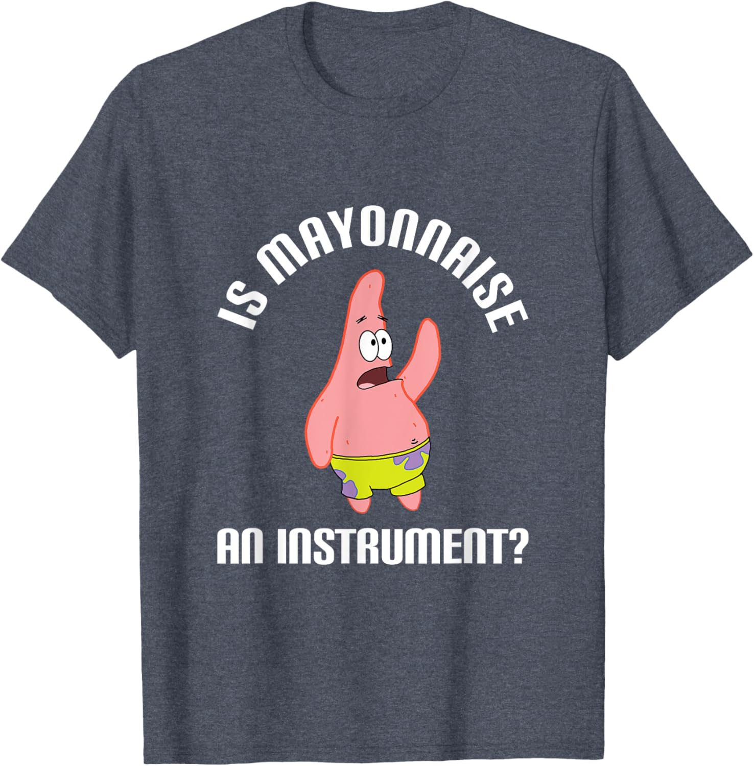 Mademark SpongeBob SquarePants Mayonnaise Instrument T-Shirt for Fans - 11