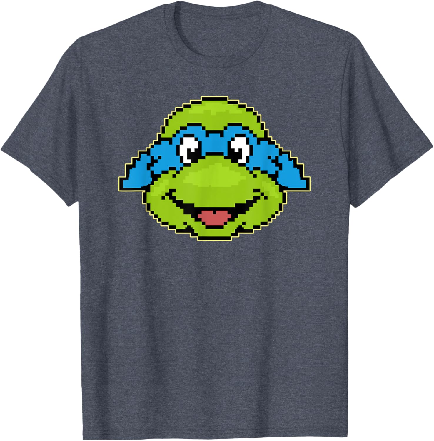 Mademark Teenage Mutant Ninja Turtles Leonardo Pixel Style T-Shirt - 1