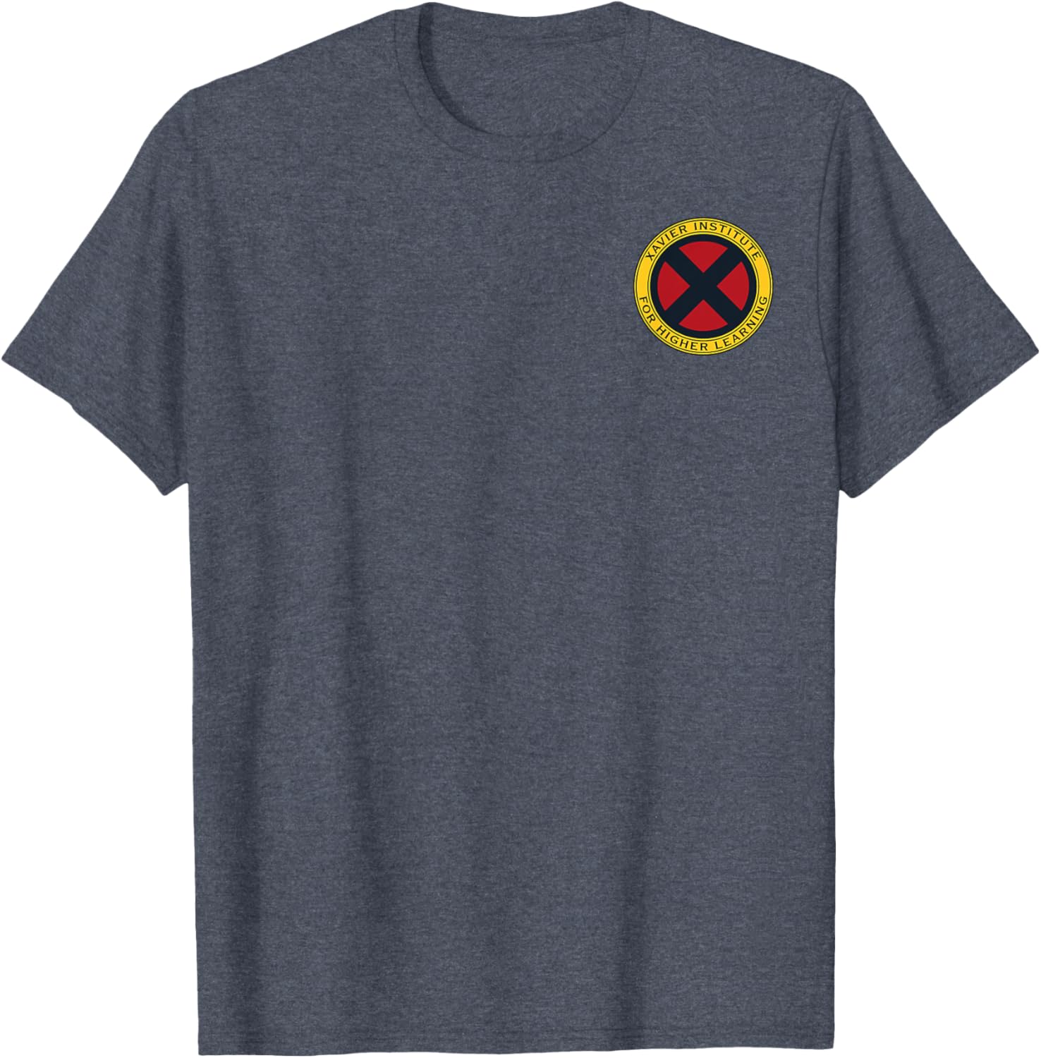 Marvel X-Men Xavier Institute Pocket T-Shirt Cool Graphic Tee for Fans - 10